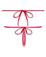 Noosa String Bikini Top - Cherry