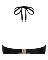 Mia Strapless Bandeau Bikini Top - Black - White Sands
