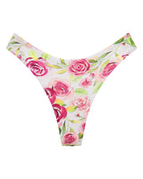 Byron Cheeky Bikini Bottoms - Dolce - White Sands