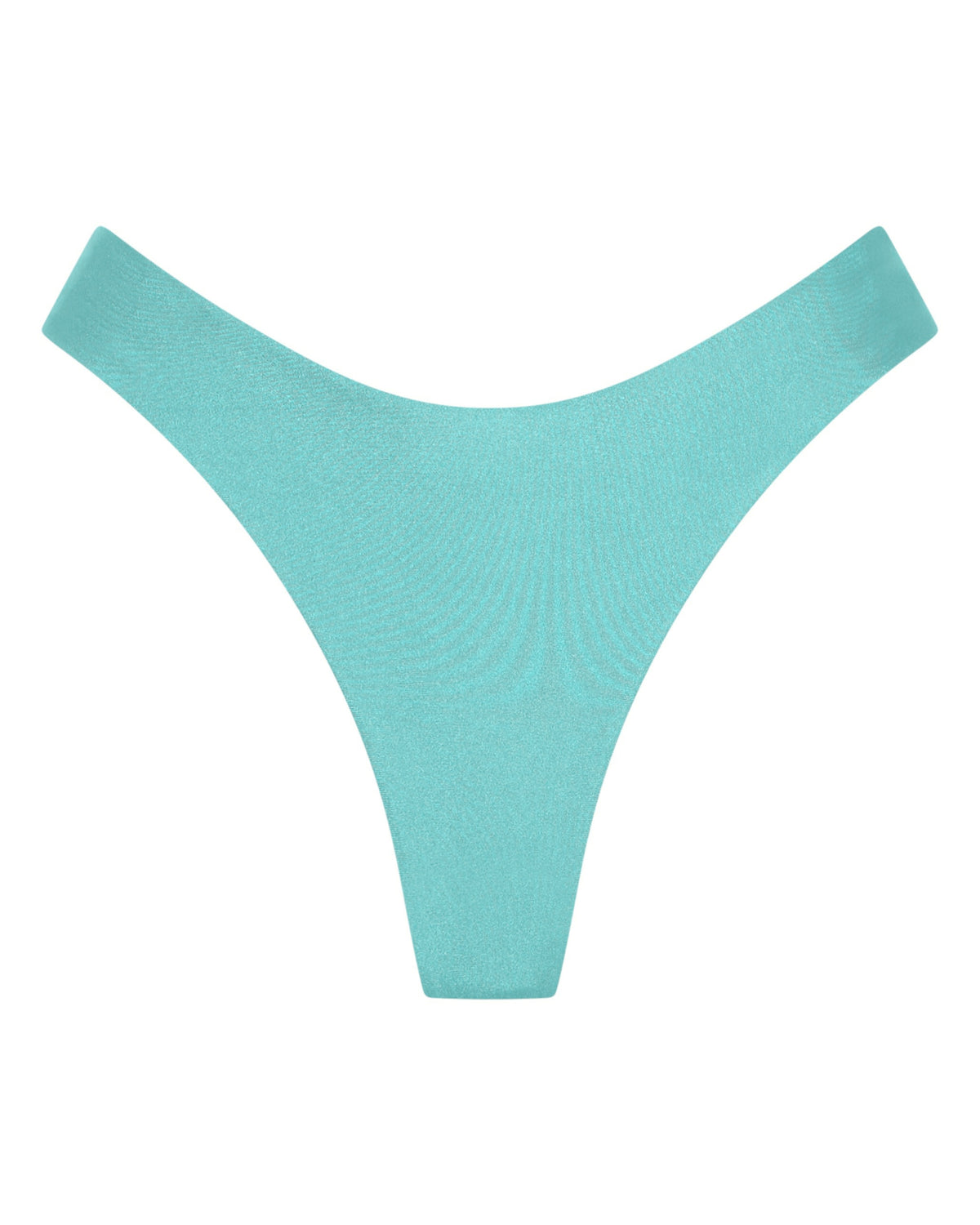 Byron Cheeky Bikini Bottoms - Cyan - White Sands