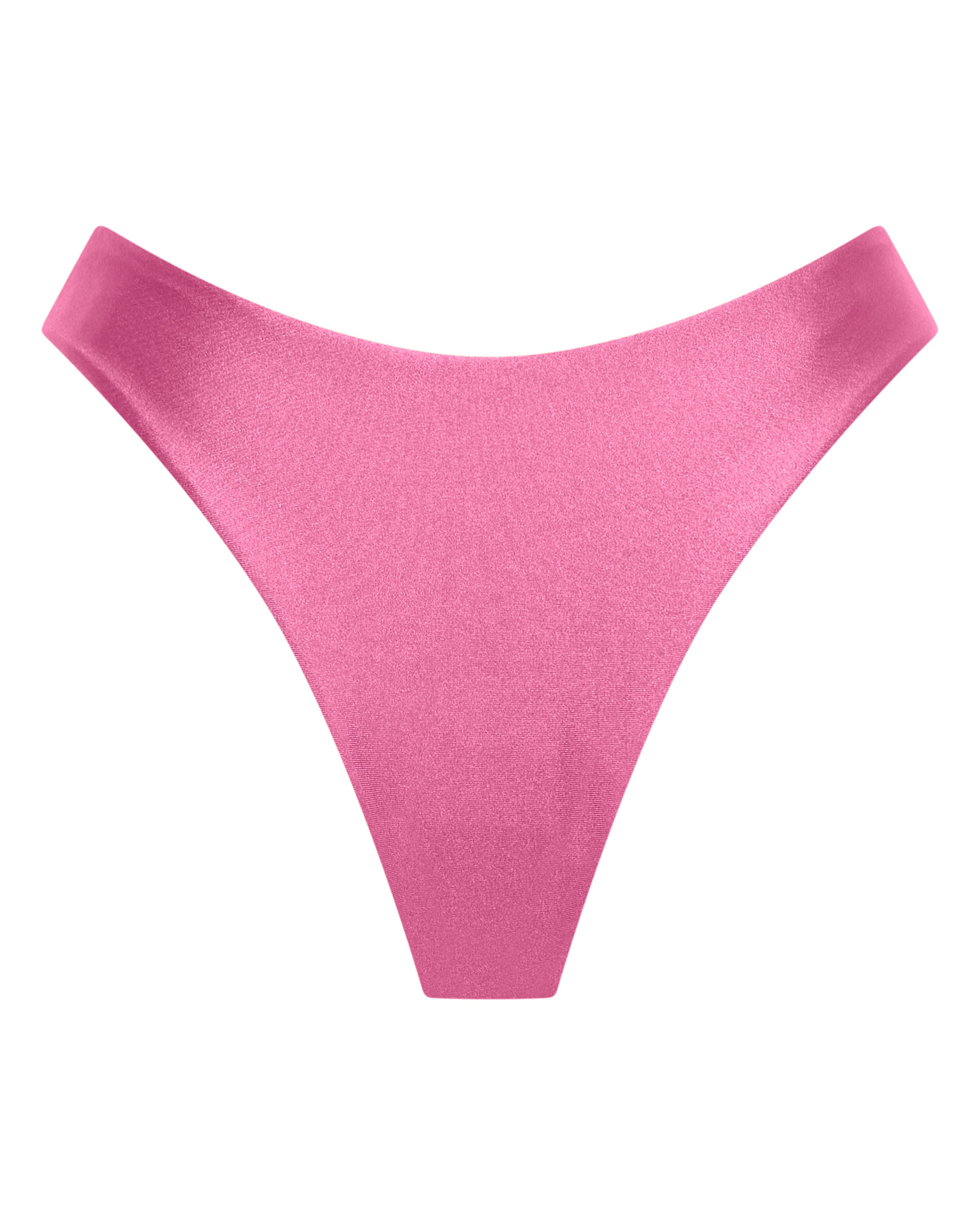 Byron Cheeky Bikini Bottoms - Peony - White Sands