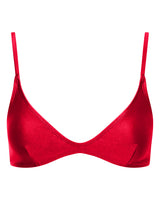 Lucy Scoop Bikini Top - Cherry