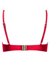 Lucy Scoop Bikini Top - Cherry