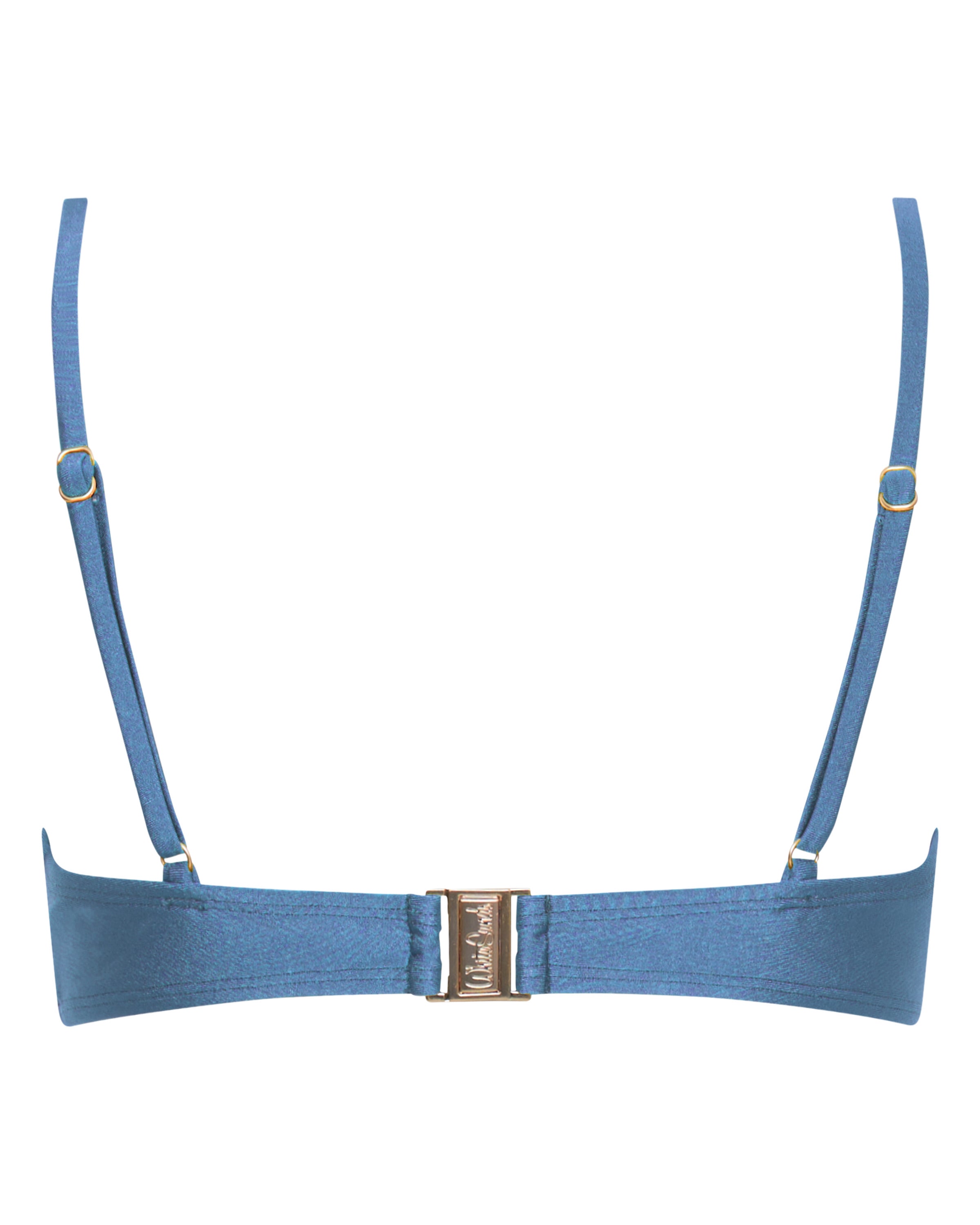 Lucy Scoop Bikini Top - Cendre - White Sands