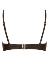Lucy Scoop Bikini Top - Chocolate