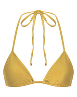 Eve Triangle Bikini Top - Dorada - White Sands