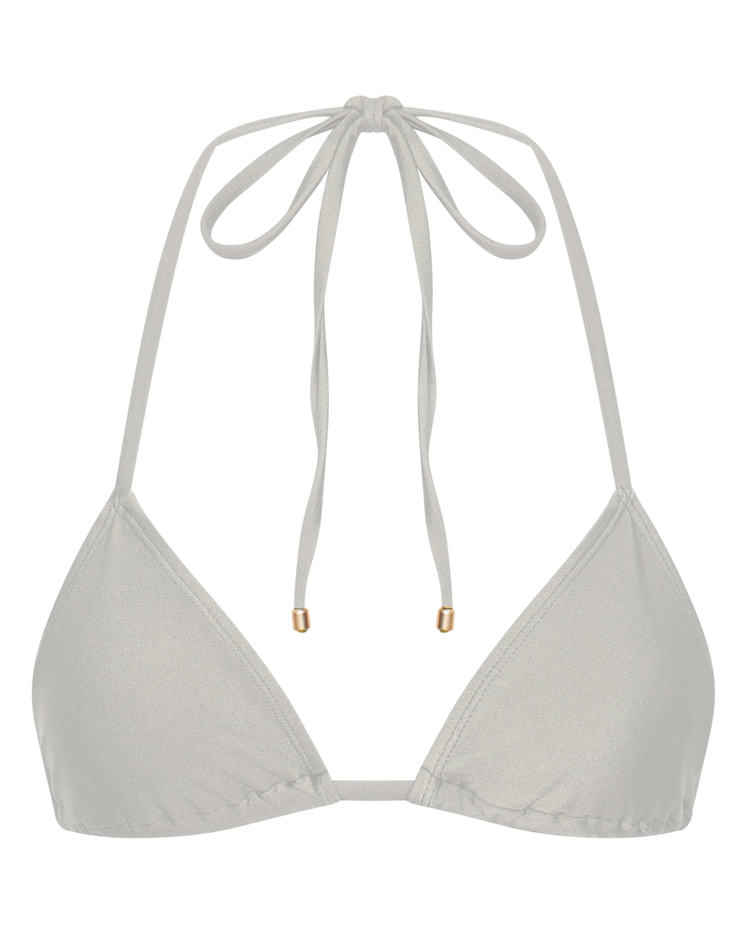 Eve Triangle Bikini Top - White - White Sands