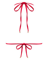 Eve Triangle Bikini Top - Cherry