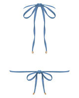 Eve Triangle Bikini Top - Cendre - White Sands