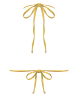 Eve Triangle Bikini Top - Dorada - White Sands