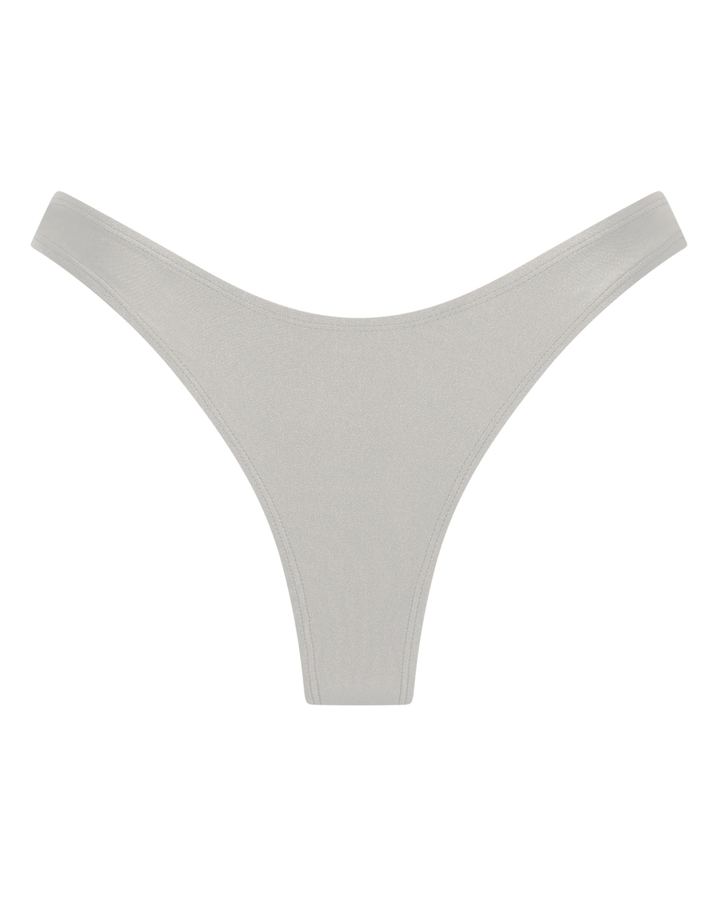 Bondi Brazilian Bikini Bottoms - White - White Sands