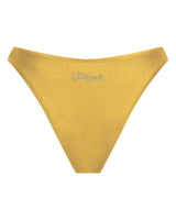Bondi Brazilian Bikini Bottoms - Dorada - White Sands