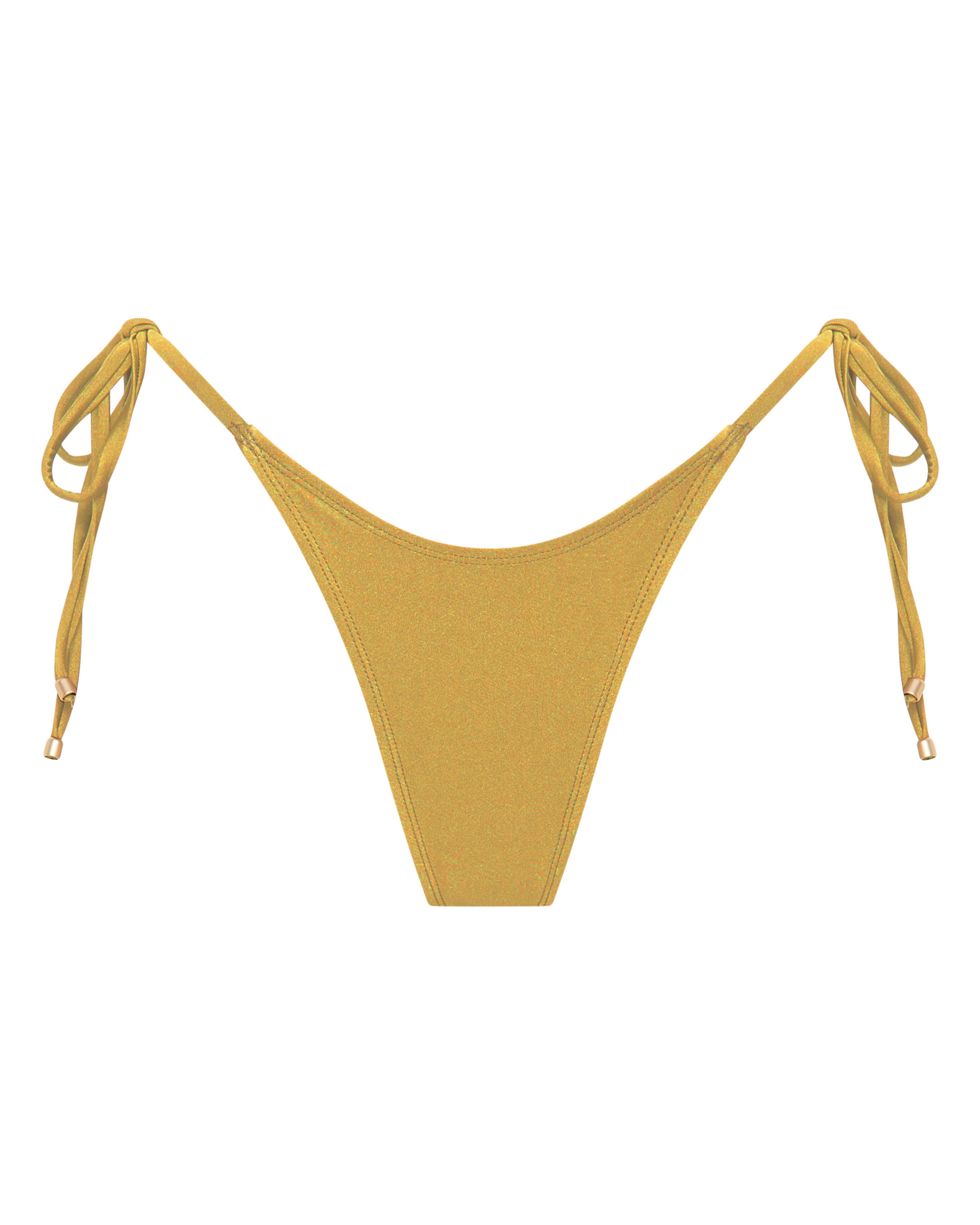 Hayman Thong Bikini Bottoms - Dorada - White Sands