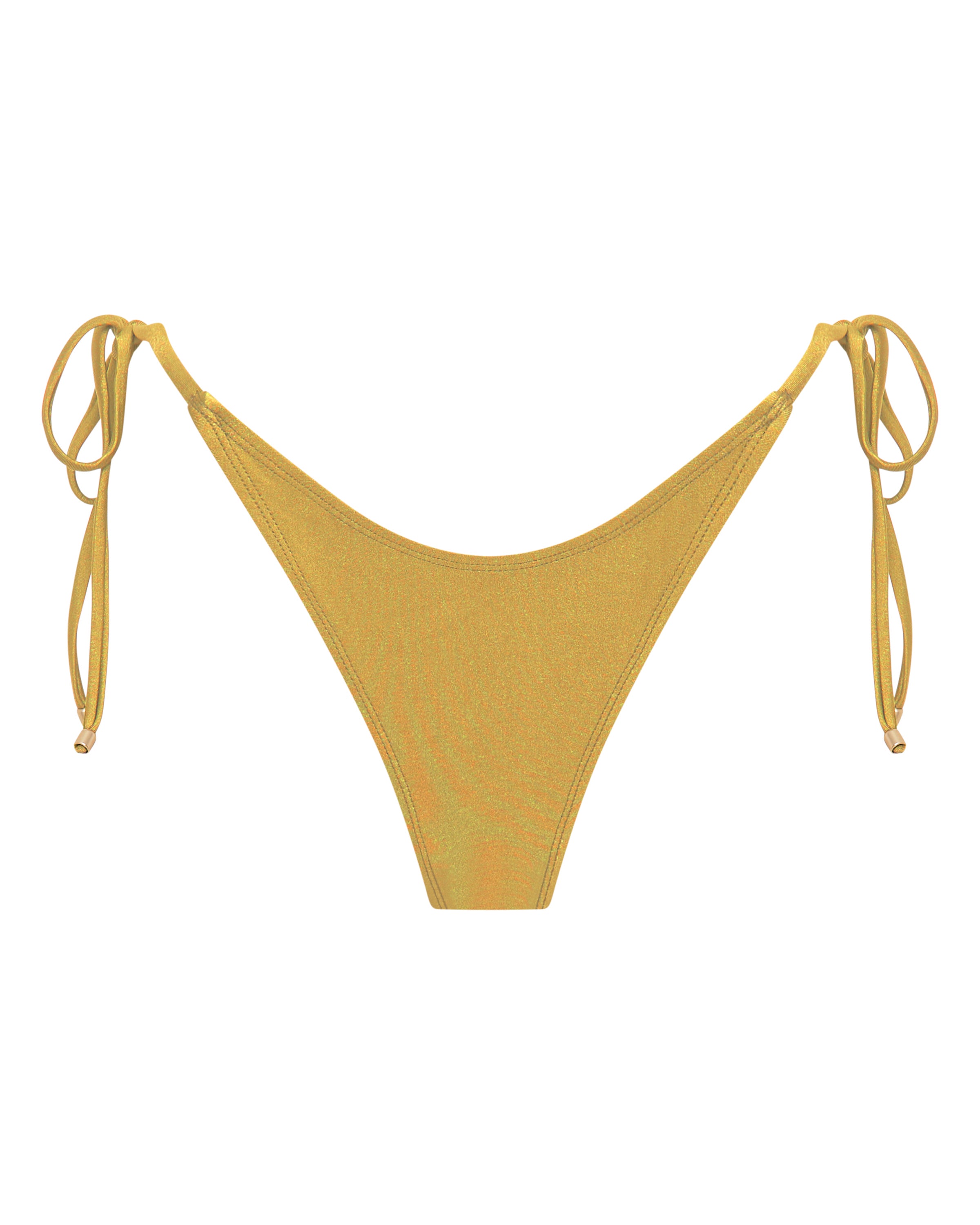 Tally String Bikini Bottoms - Dorada - White Sands