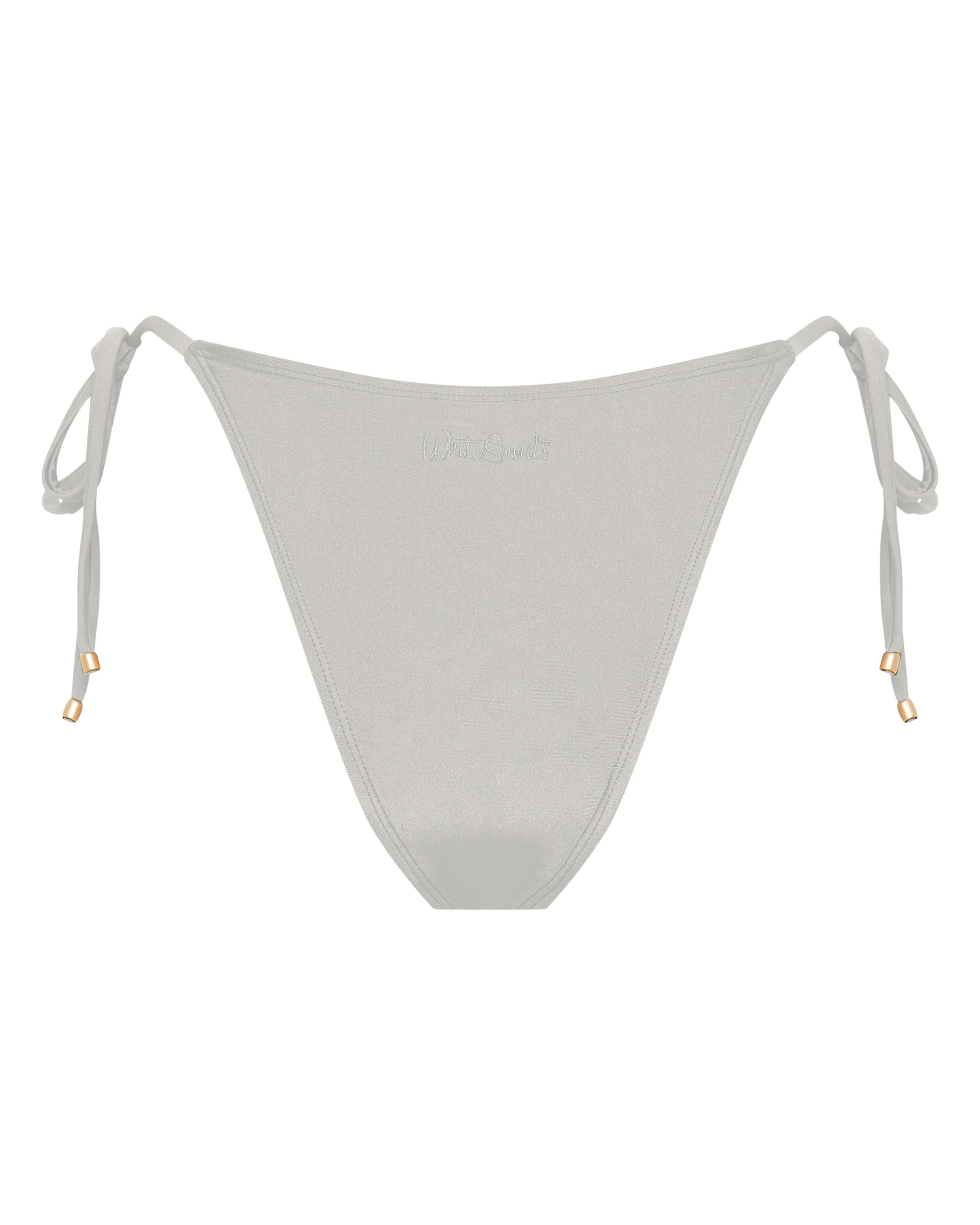 Tally String Bikini Bottoms - White - White Sands