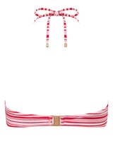 Mia Strapless Bandeau Bikini Top - Candy Stripe