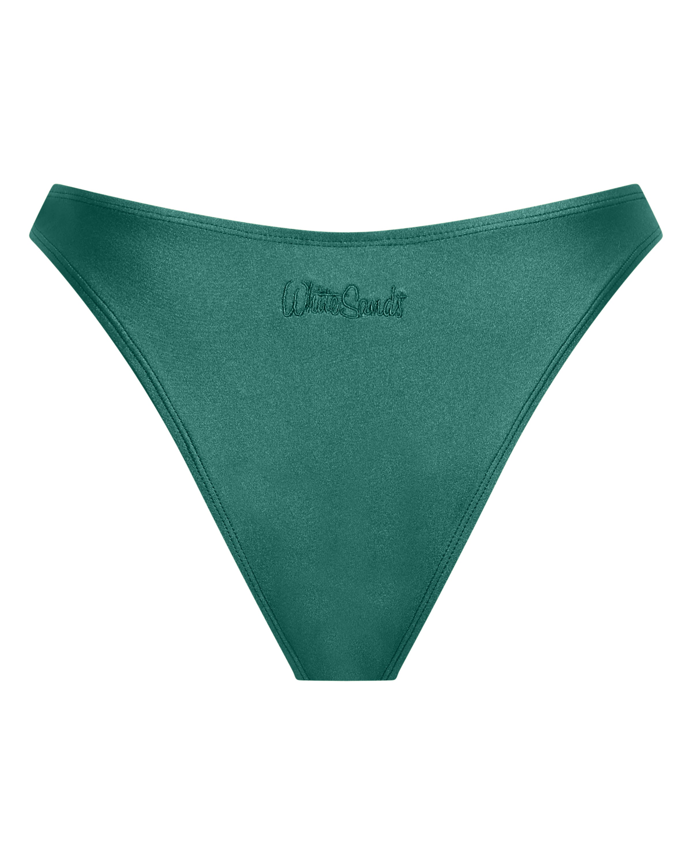Bondi Brazilian Bikini Bottoms -Ivy - White Sands