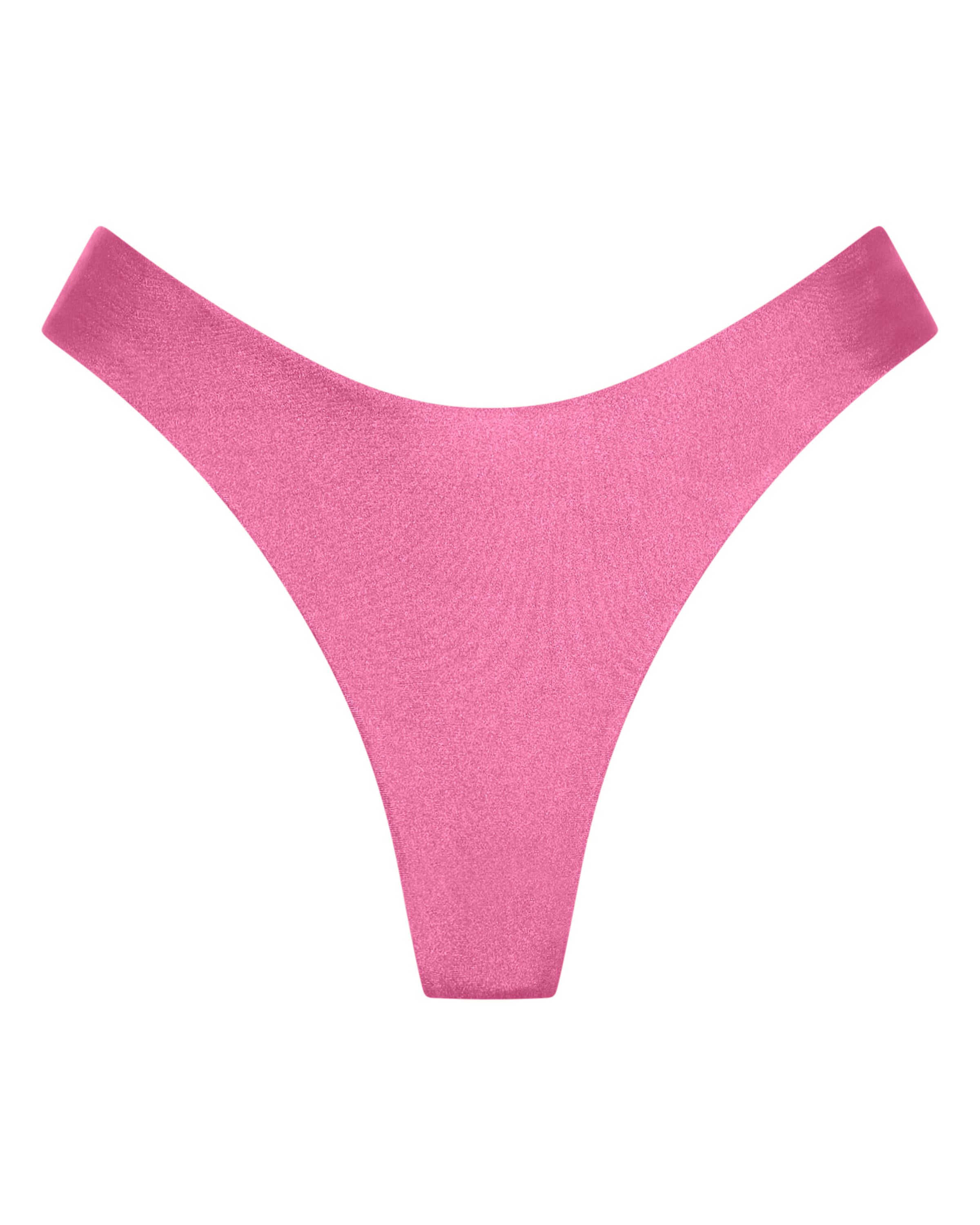 Byron Cheeky Bikini Bottoms - Peony - White Sands