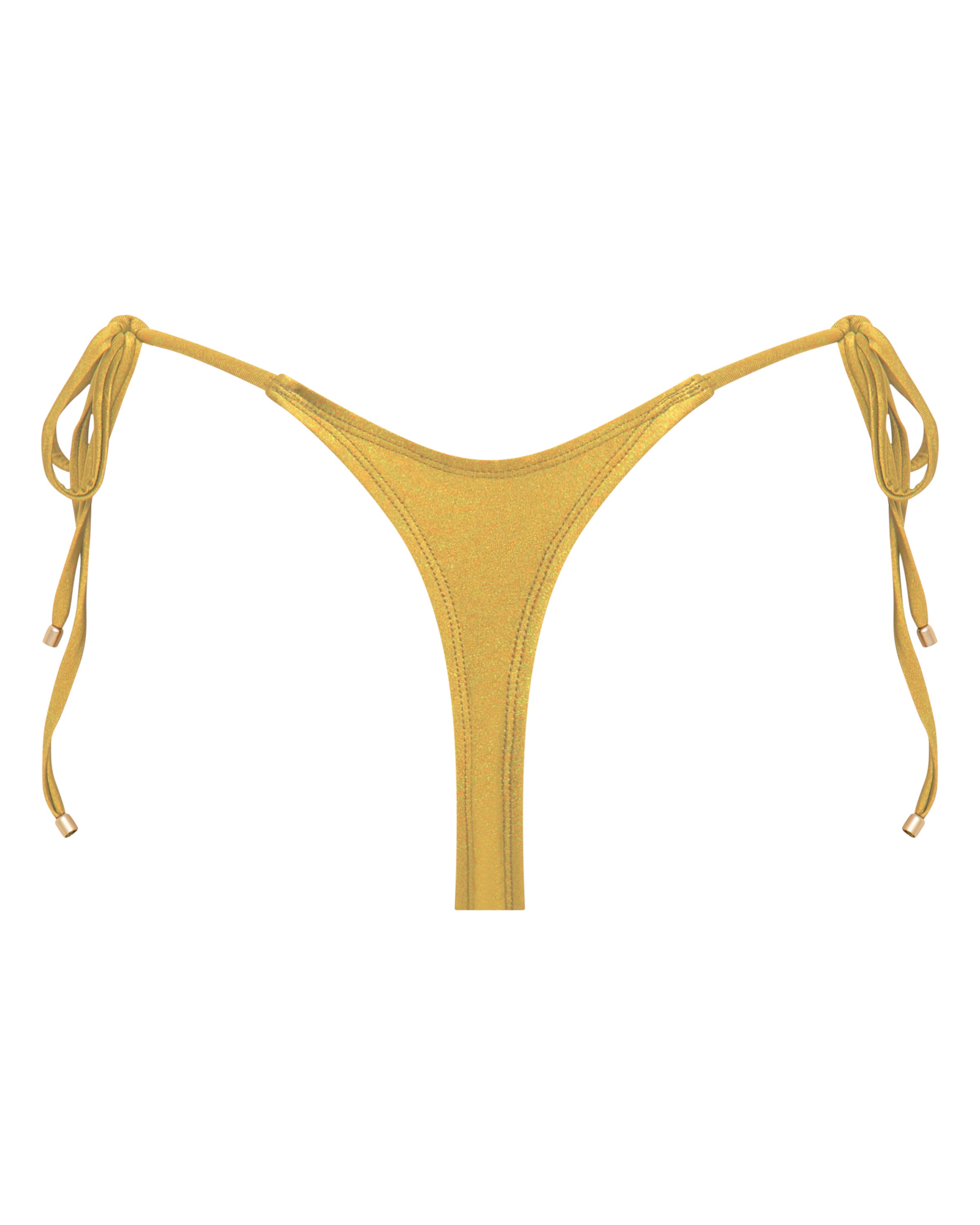 Hayman Thong Bikini Bottoms - Dorada - White Sands
