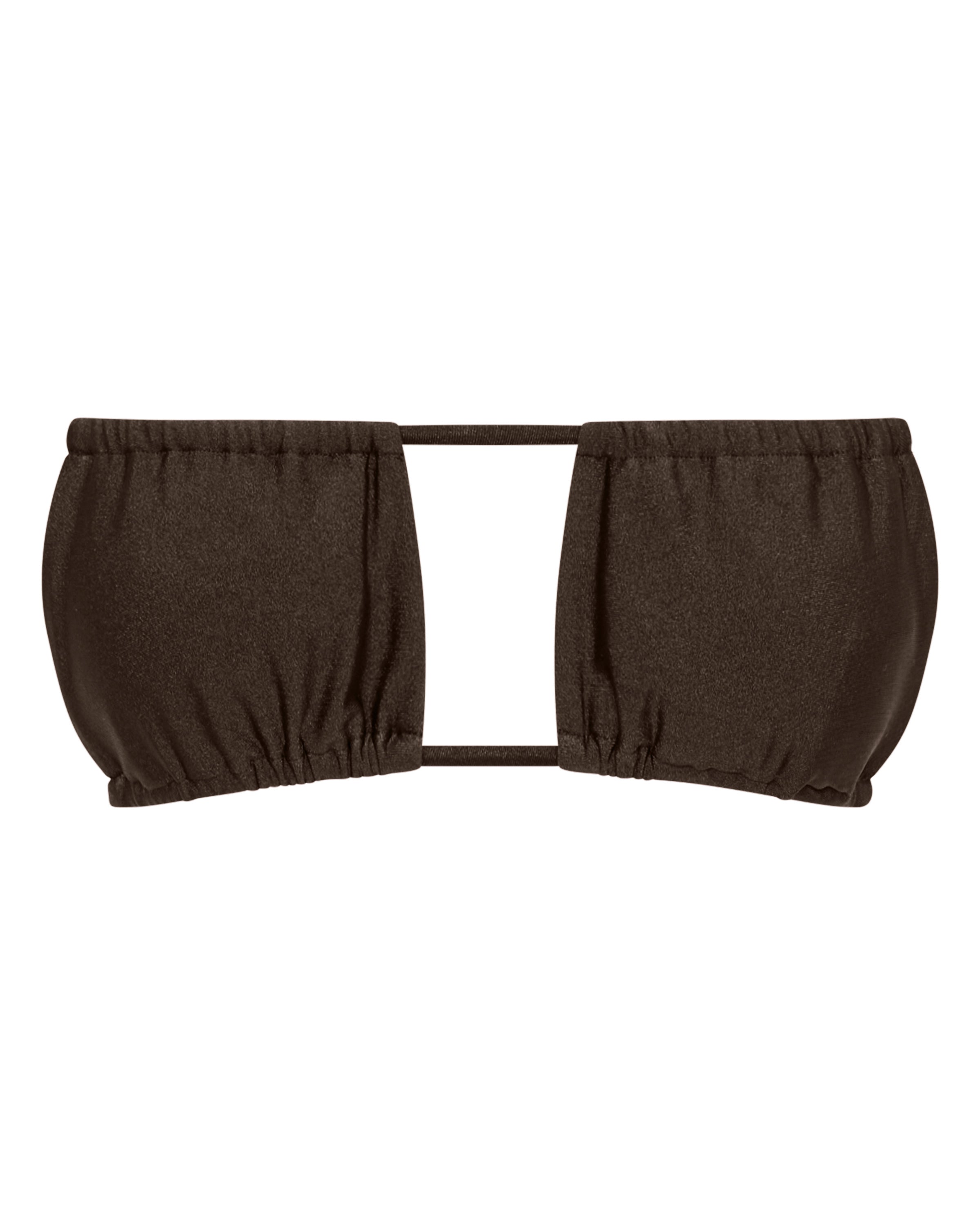 Noosa String Bikini Top - Chocolate - White Sands