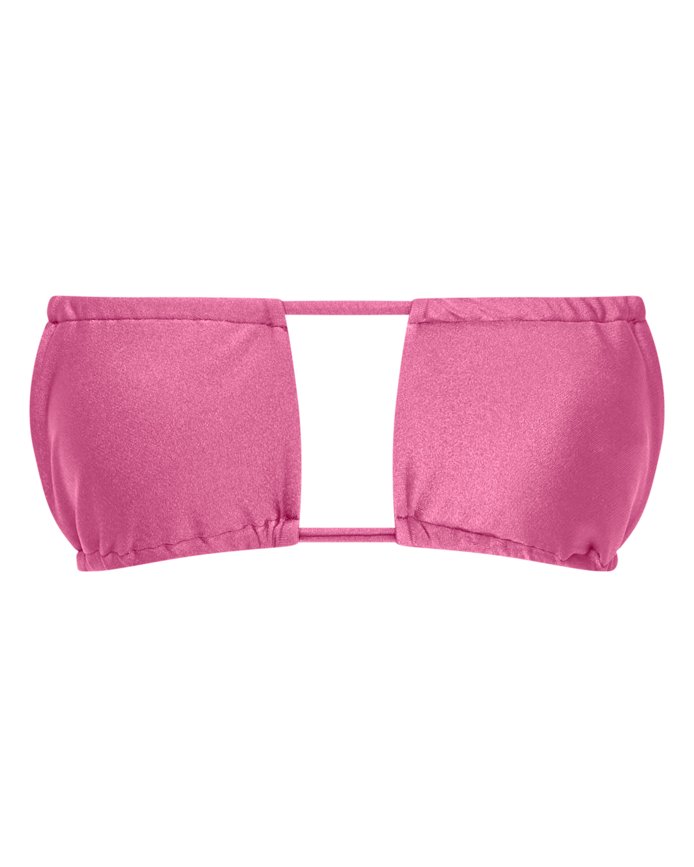 Noosa String Bikini Top - Peony - White Sands