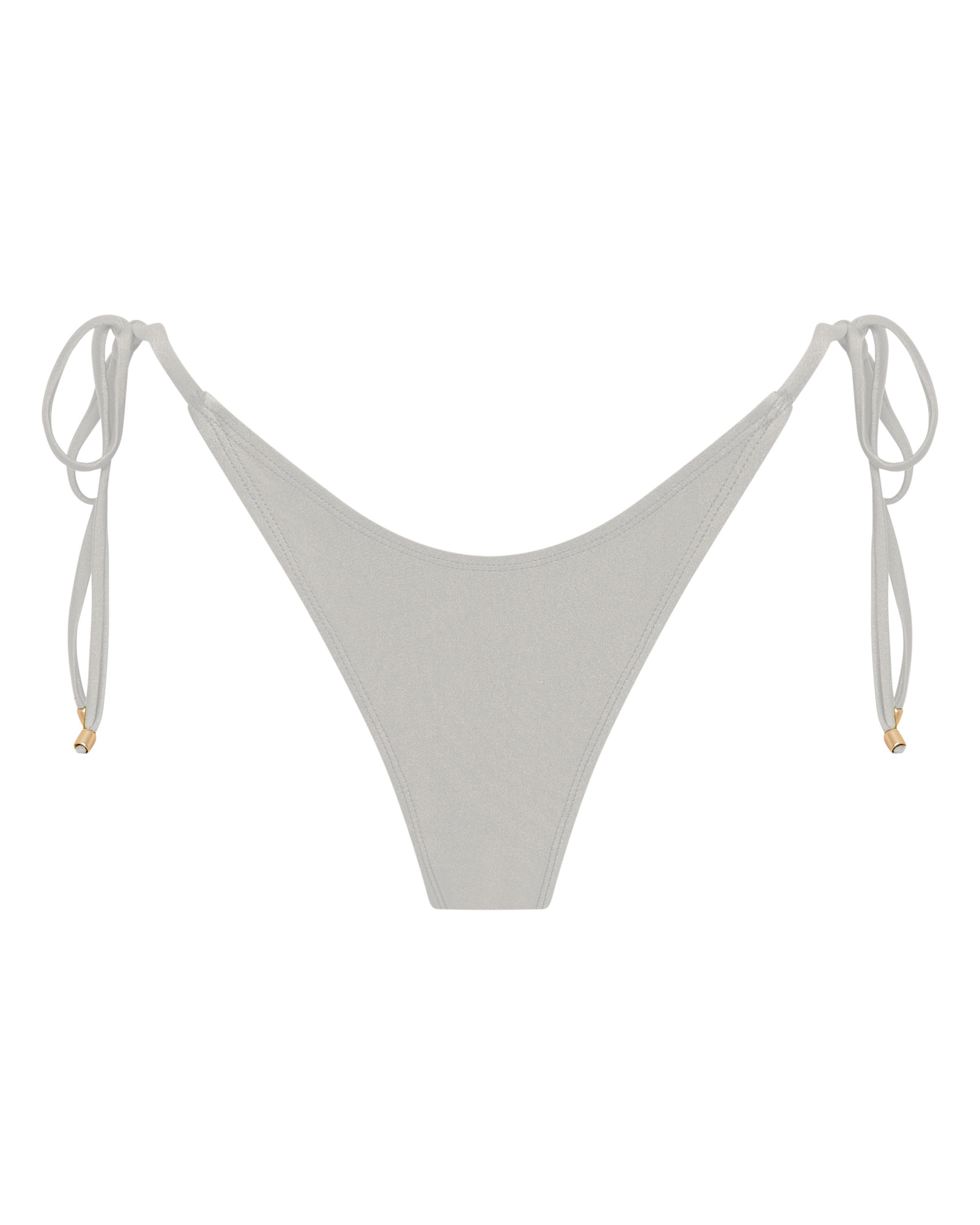 Tally String Bikini Bottoms - White - White Sands