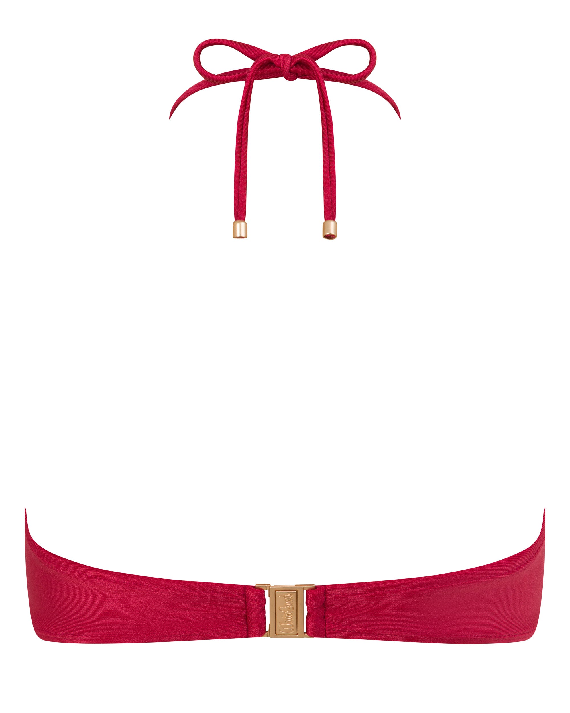 Mia Strapless Bandeau Bikini Top - Syrah - White Sands
