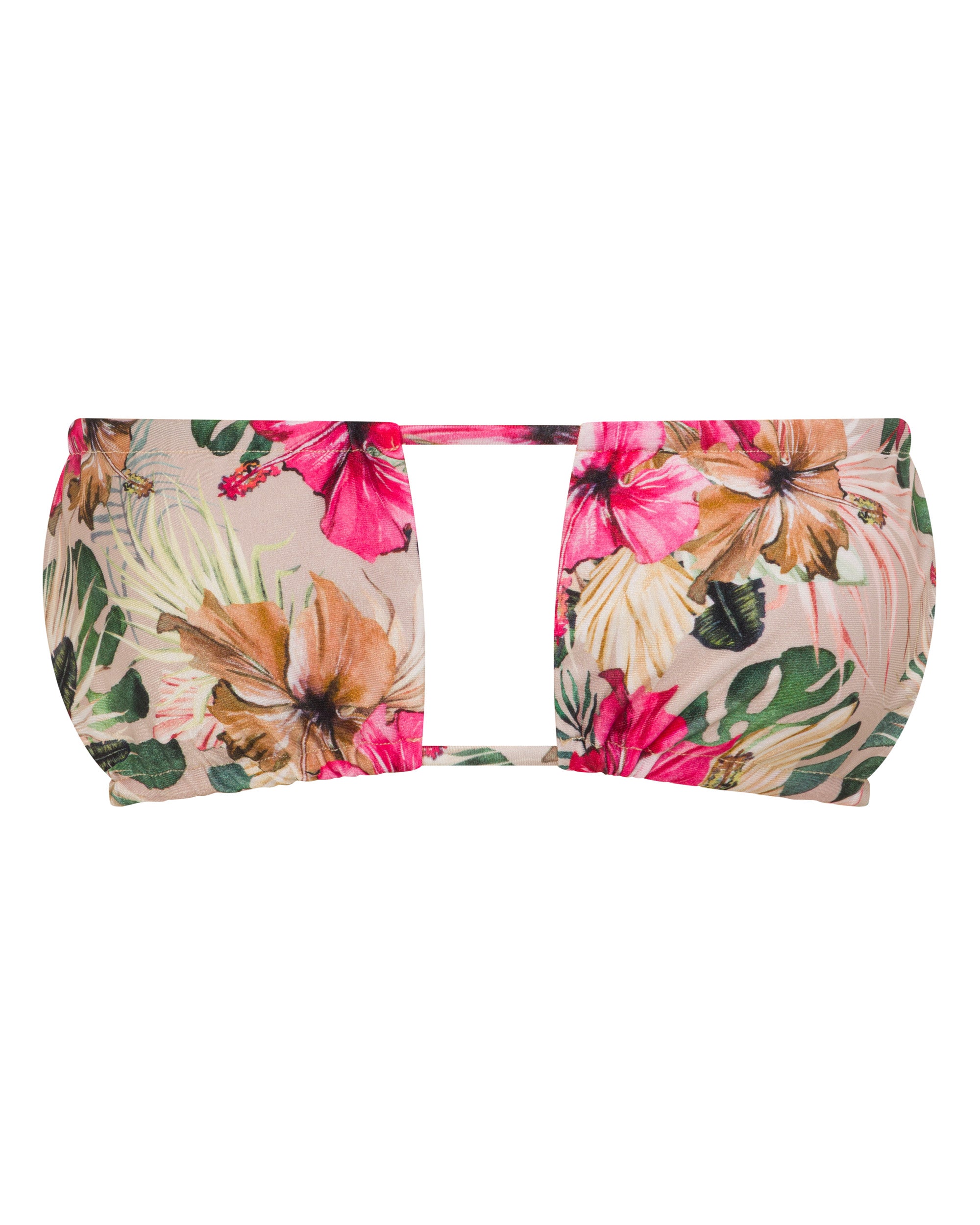 Noosa String Bikini Top - Aloalo - White Sands
