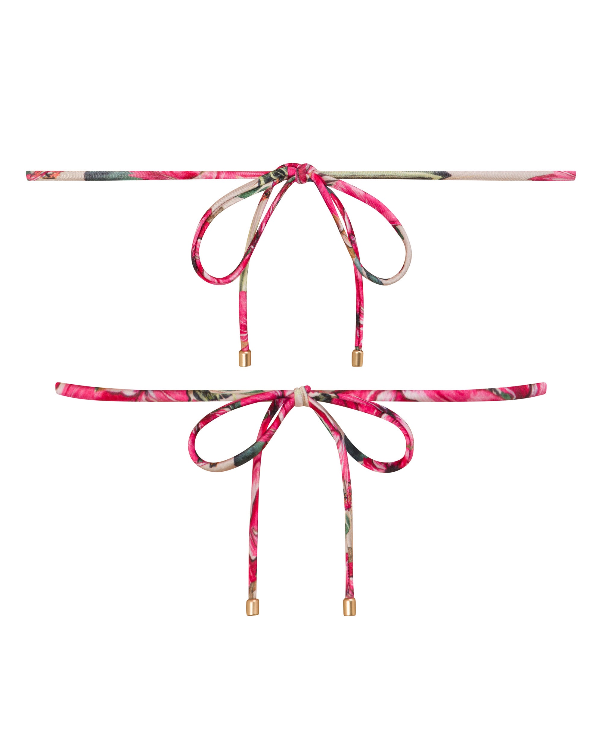 Noosa String Bikini Top - Aloalo - White Sands
