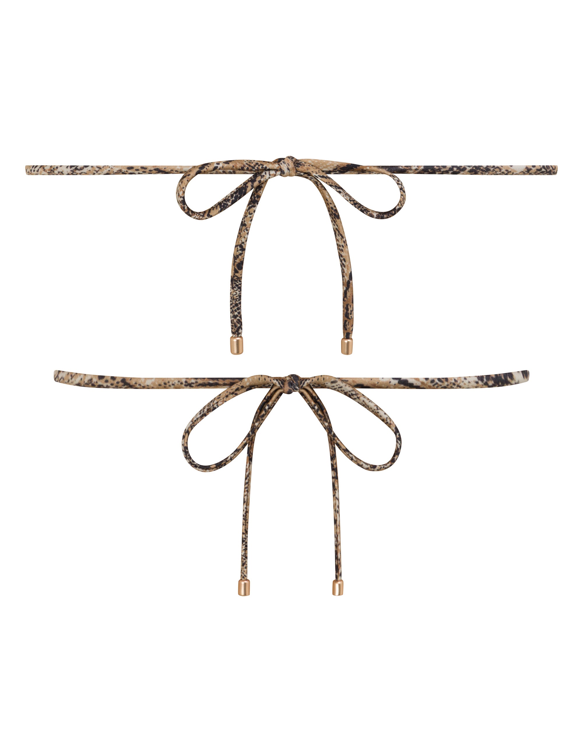 Noosa String Bikini Top - Viper - White Sands