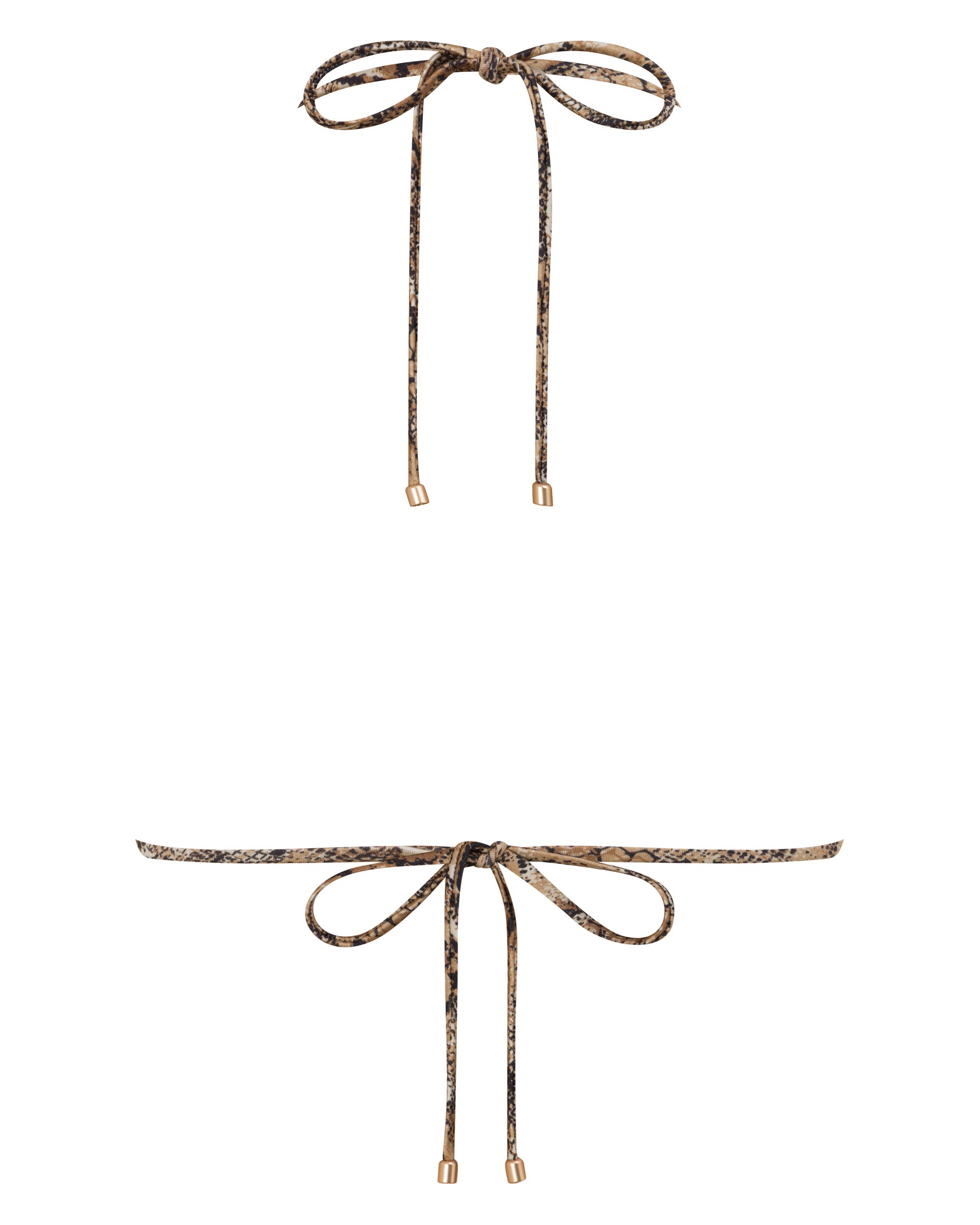 Eve Triangle Bikini Top - Viper - White Sands