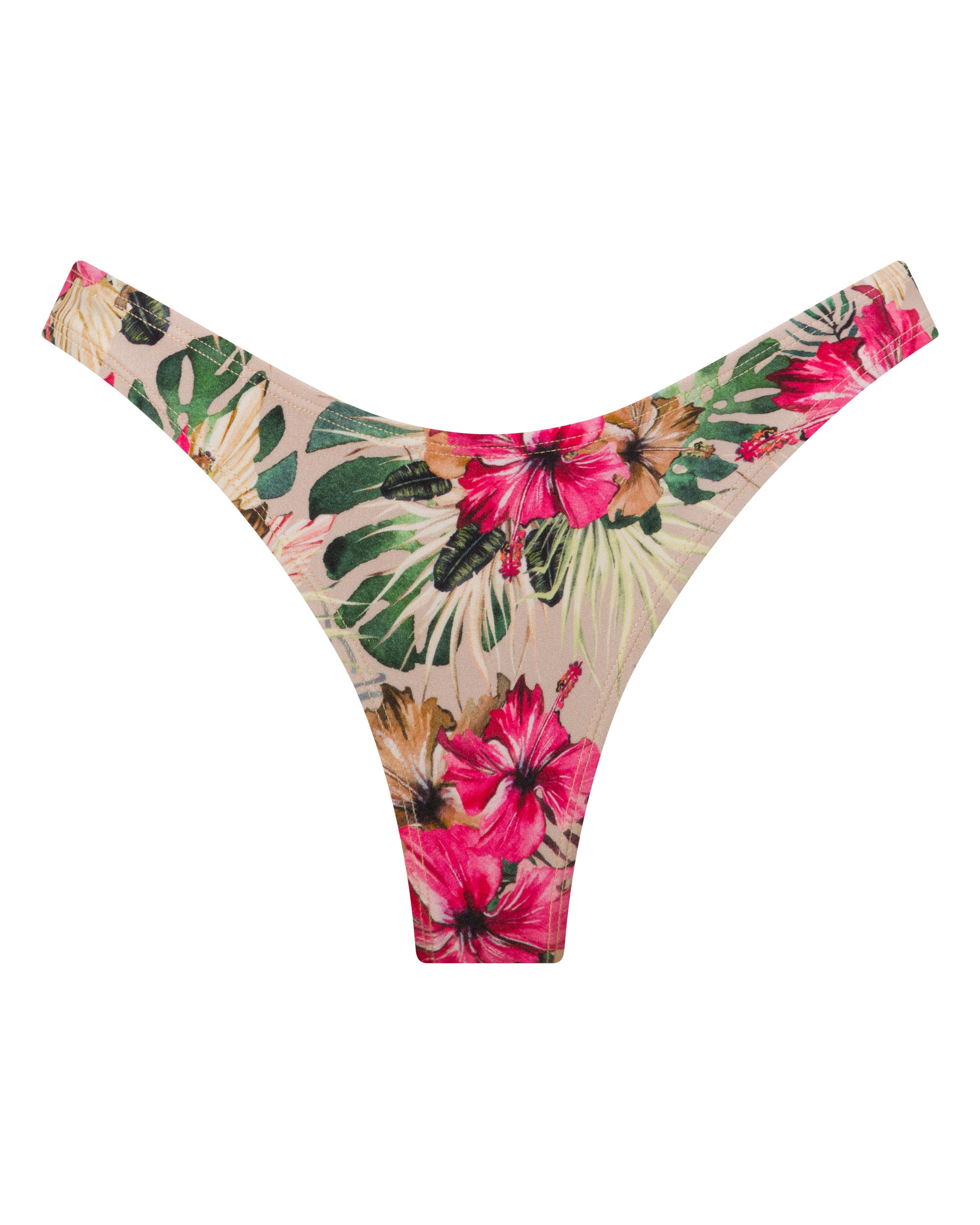Bondi Brazilian Bikini Bottoms - Aloalo - White Sands