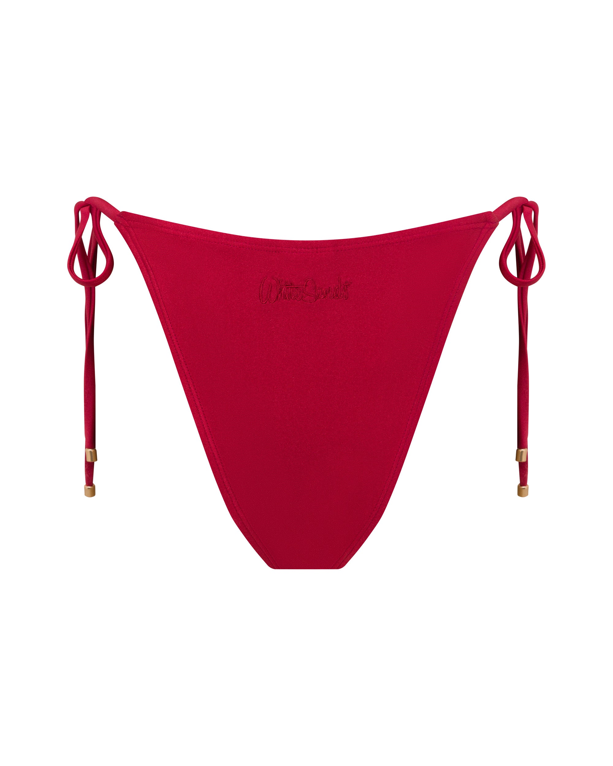 Tally String Bikini Bottoms - Syrah - White Sands
