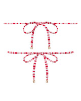 Noosa String Bikini Top - Candy Stripe