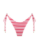 Tally String Bikini Bottoms - Candy Stripe