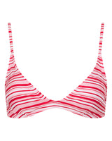 Lucy Scoop Bikini Top - Candy Stripe