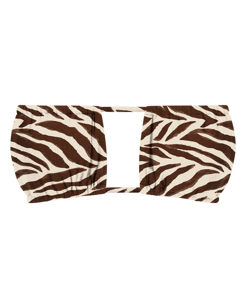 Noosa String Bikini Top - Tiger