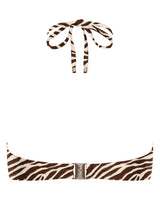 Mia Strapless Bandeau Bikini Top - Tiger
