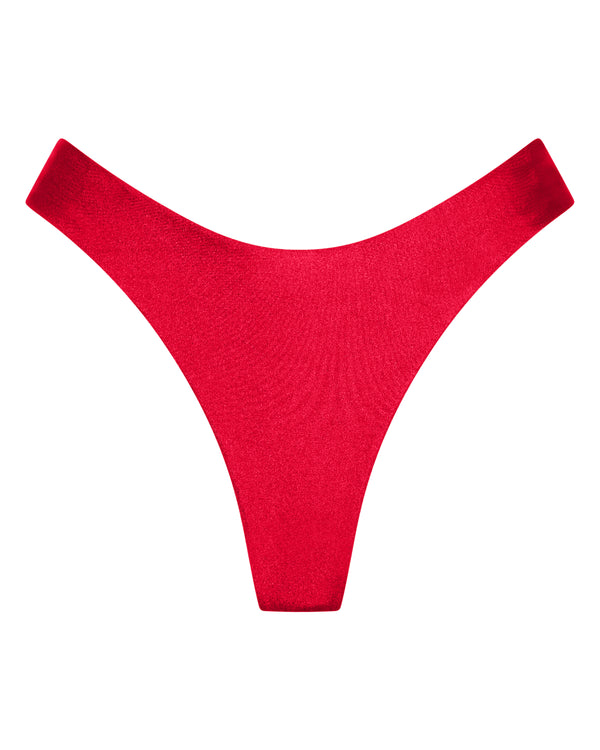 Byron Cheeky Bikini Bottoms - Cherry