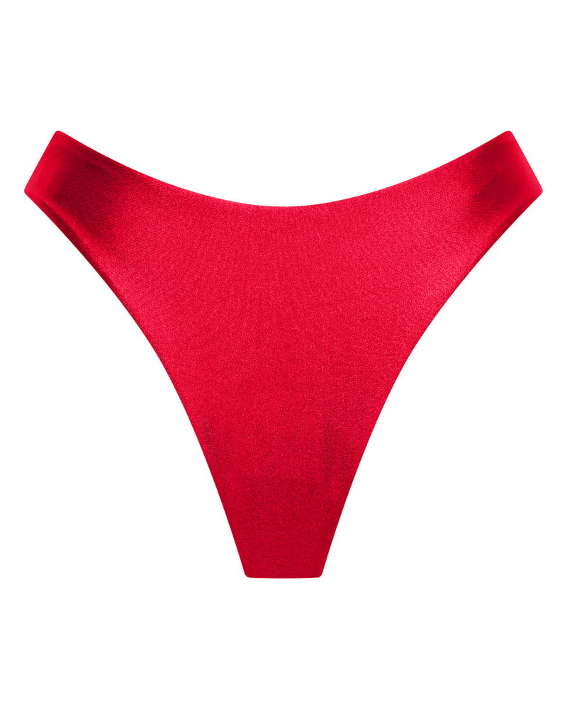 Byron Cheeky Bikini Bottoms - Cherry