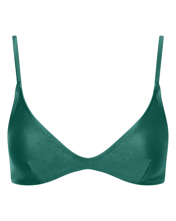 Lucy Scoop Bikini Top - Ivy