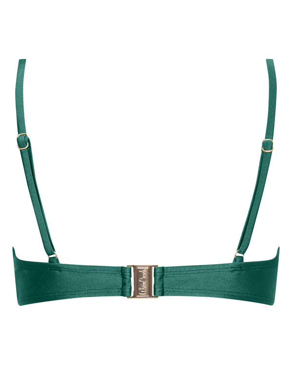 Lucy Scoop Bikini Top - Ivy