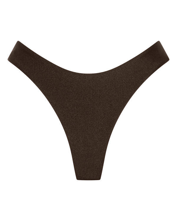 Byron Cheeky Bikini Bottoms - Chocolate