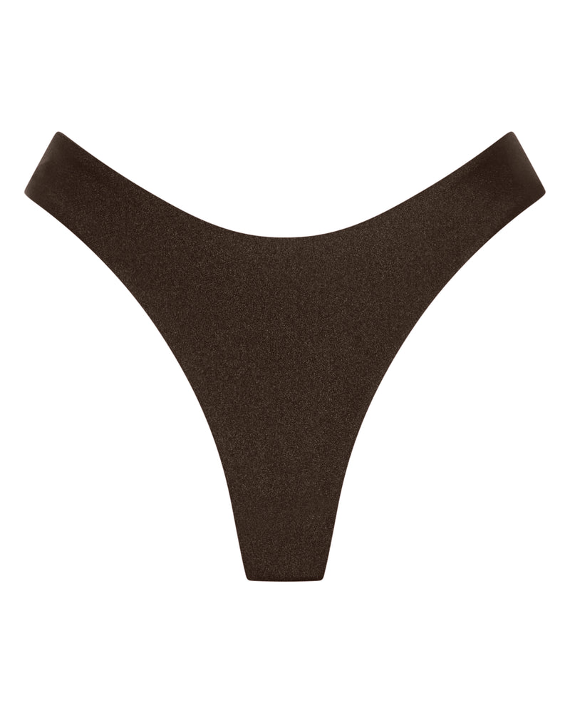 Byron Cheeky Bikini Bottoms - Chocolate