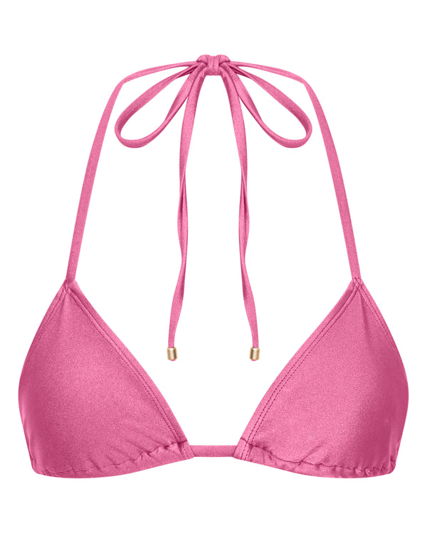 Eve Triangle Bikini Top - Peony