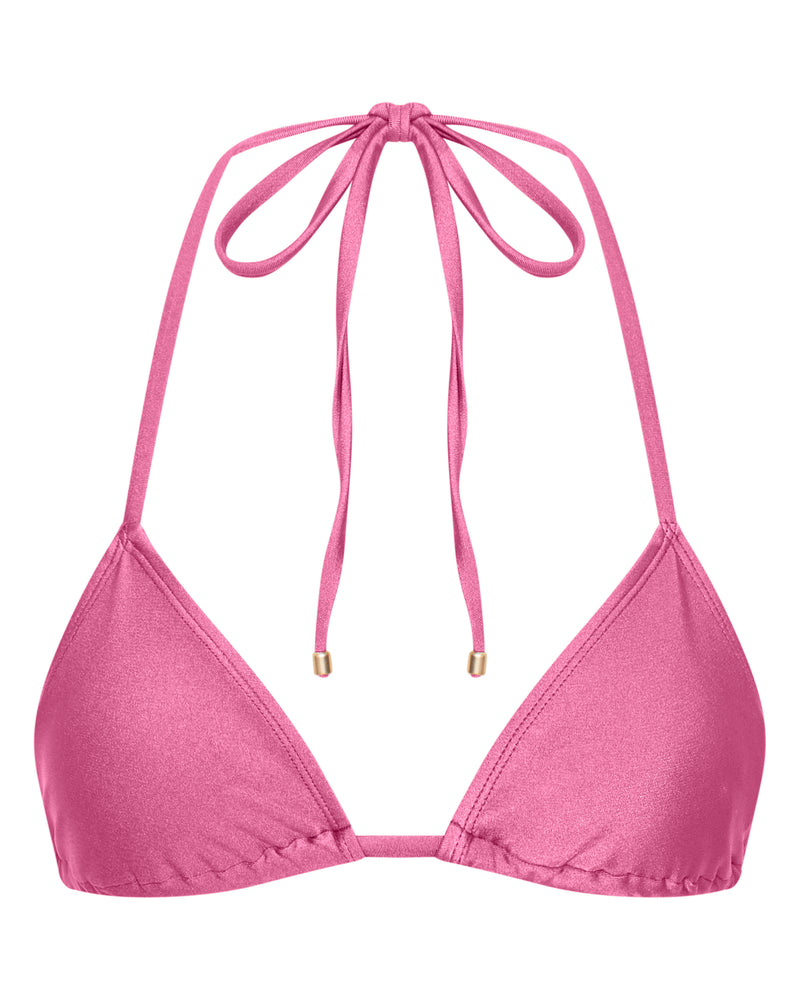 Eve Triangle Bikini Top - Peony