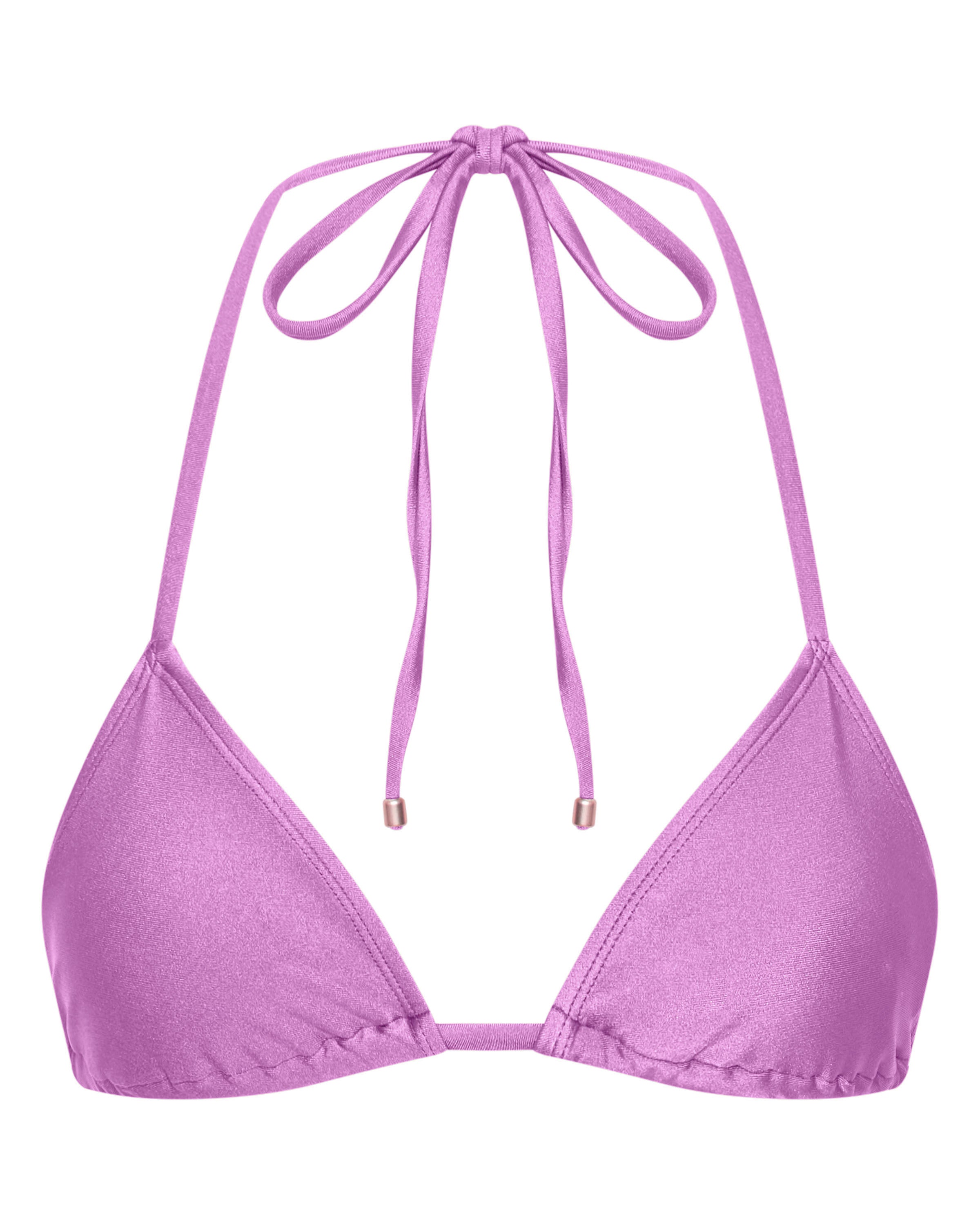 Eve Triangle Bikini Top - Orchid - White Sands