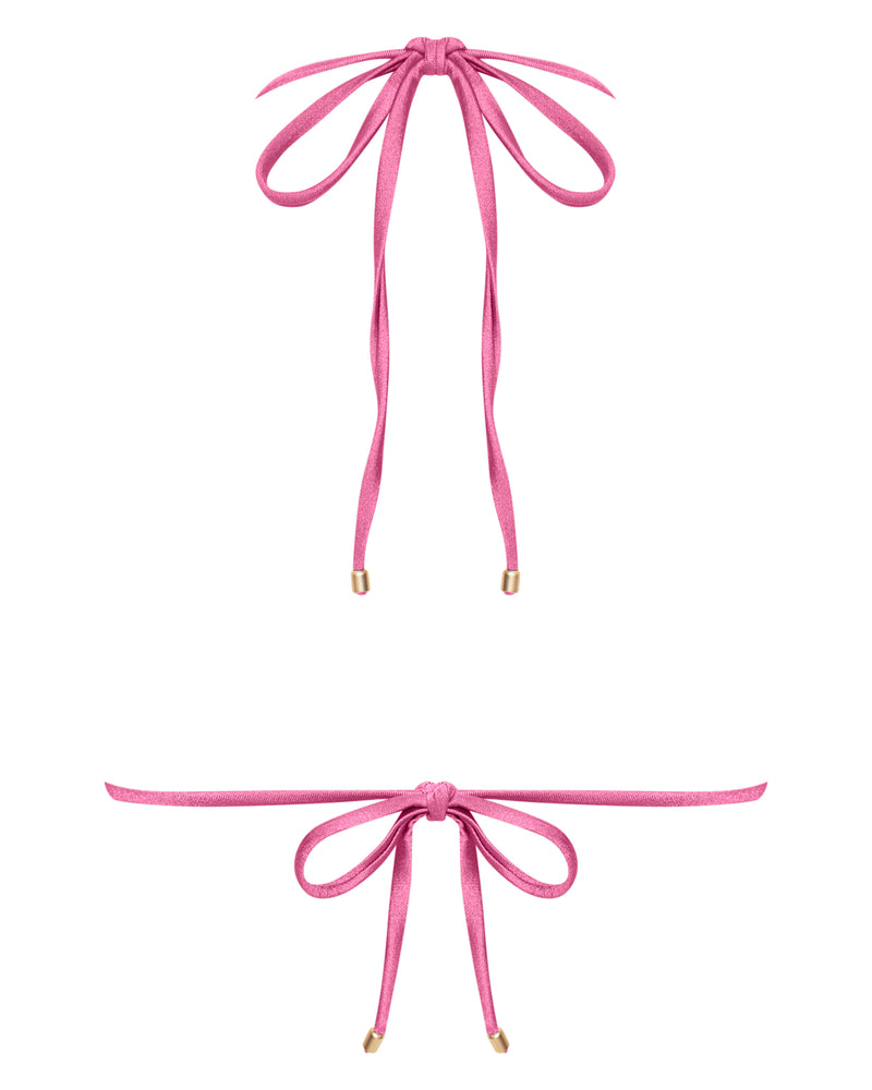 Eve Triangle Bikini Top - Peony