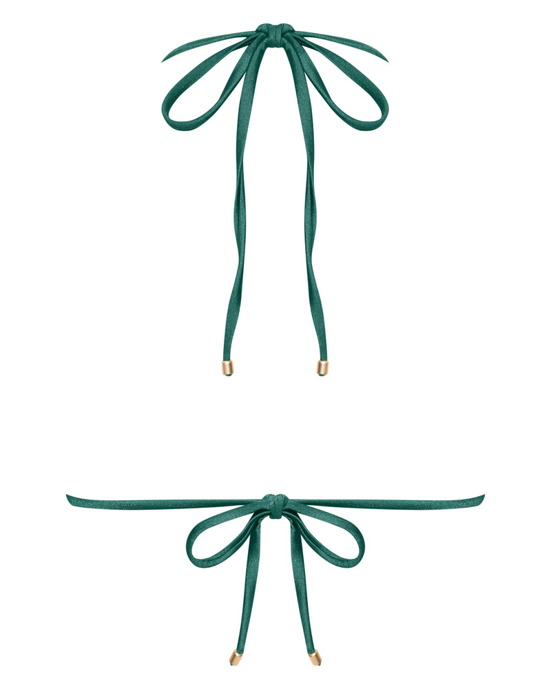 Eve Triangle Bikini Top - Ivy