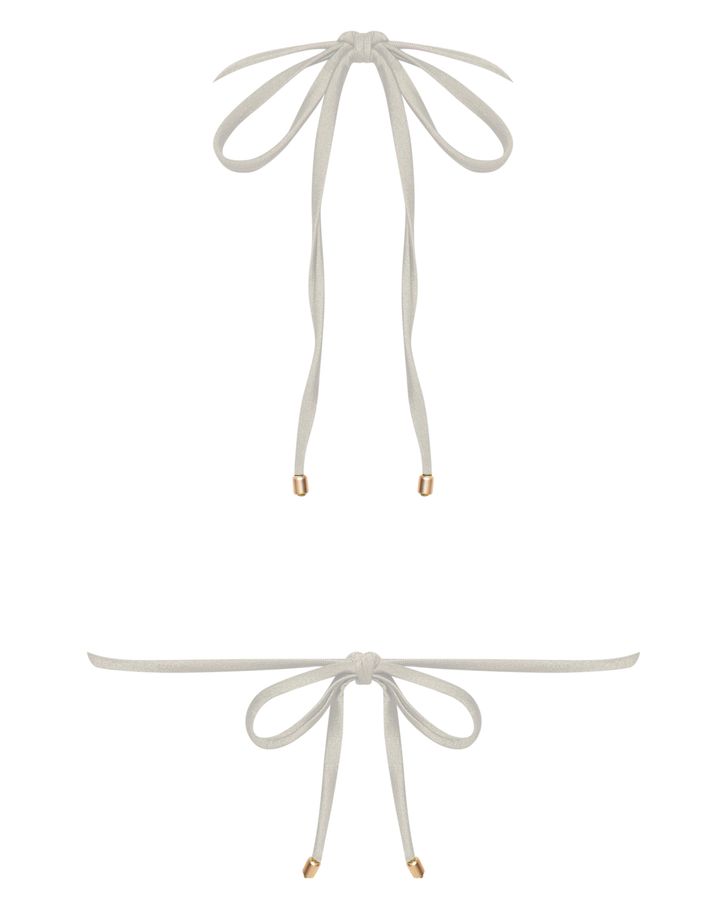 Eve Triangle Bikini Top - White - White Sands